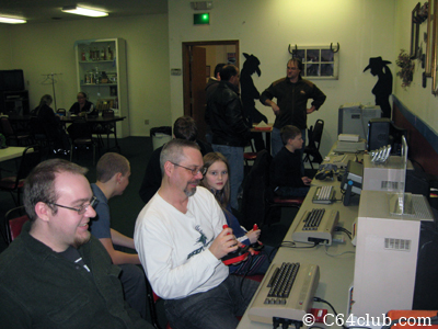 C64 Friends Socializing - C64 Club Meeting - Commodore Computer Club