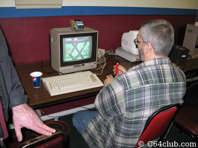Tommy playing Up and Down - Commodore Computer Club