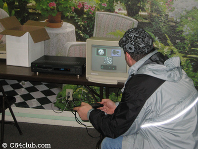 John Hancock with CDTV - Commodore Computer Club