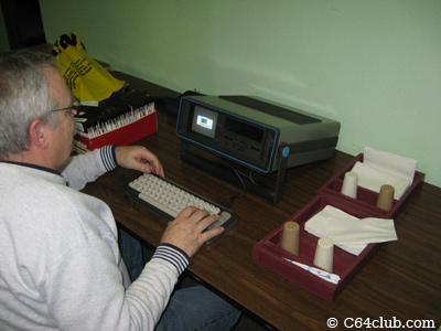 Les and his SX-64 - Commodore Computer Club