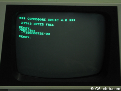 PET random number test program - Commodore Computer Club