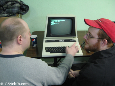 Steve Agent Friday and Gordon on the PET 4032 - Commodore Computer Club