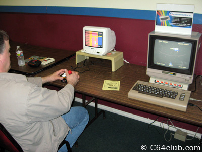 Morgan with Namco Plug and Play handheld - Commodore Computer Club