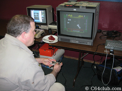 Morgan with Sinclair ZX Spectrum +2 - Commodore Computer Club