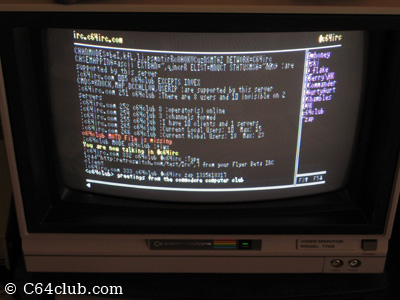 Flyer IRC Client C64 - Commodore Computer Club