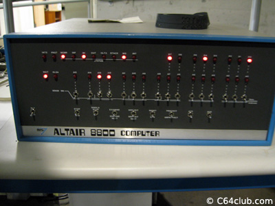 ALTAIR 8800 computer - Living Computer Museum - Commodore Computer Club