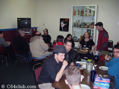 Members and Guests Socializing - Commodore Computer Club