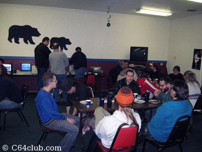 Members, Guests Socializing - Commodore Computer Club