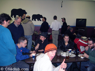 Members, Guests Socializing - Commodore Computer Club