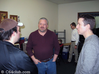 Brandon, Paul, Gregory socializing - Commodore Computer Club