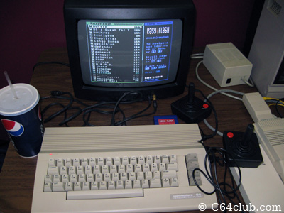 Greg's C64C with EasyFlash cartridge - Commodore Computer Club