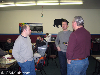 Steve Agent Friday, Greg and Paul chatting - Commodore Computer Club